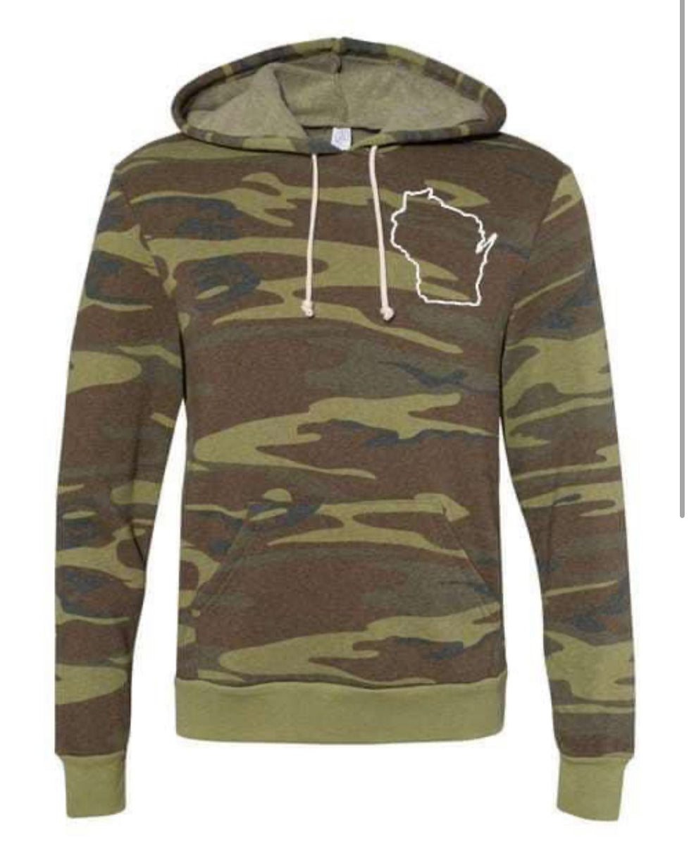 Alternative Brand Wisconsin Camo Sweatshirt